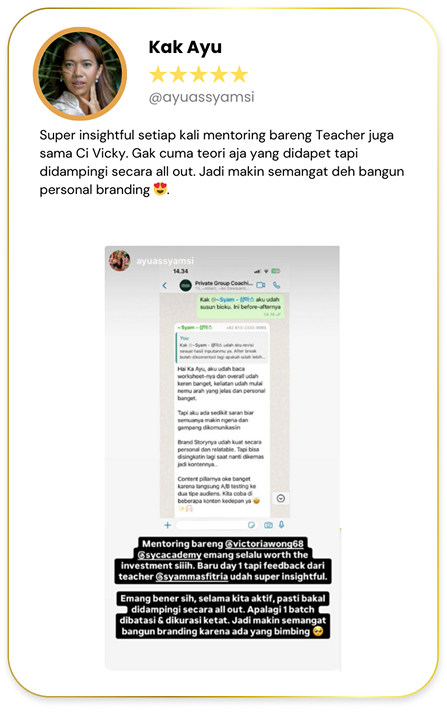 Testimoni kelas 1