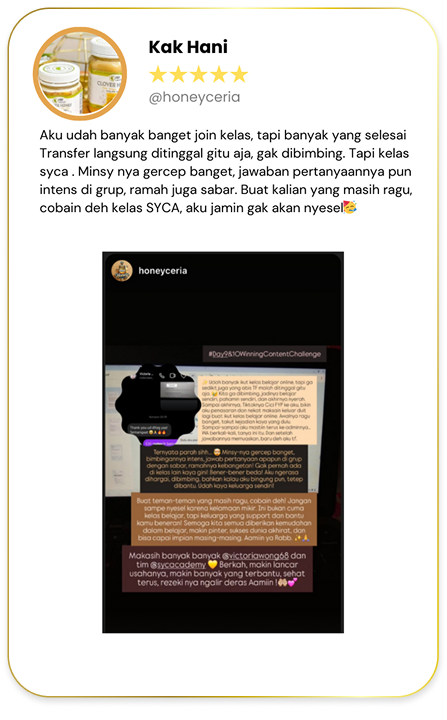 Testimoni kelas 3