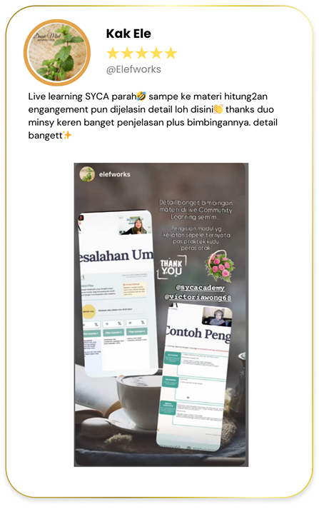 Testimoni kelas 6